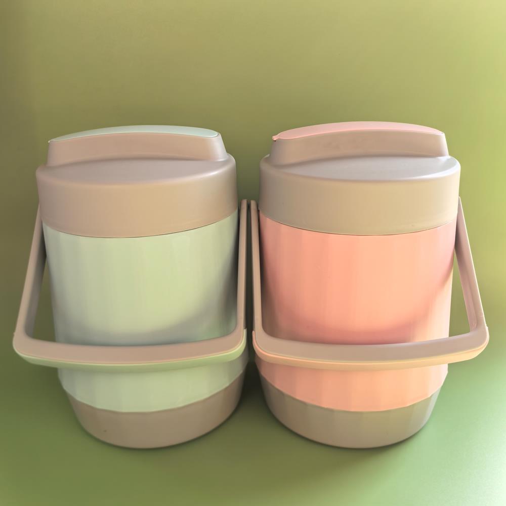 B367玻璃内胆保温桶保温便当盒保温饭瓶便当盒瓶胆3层恒温饭桶1.4