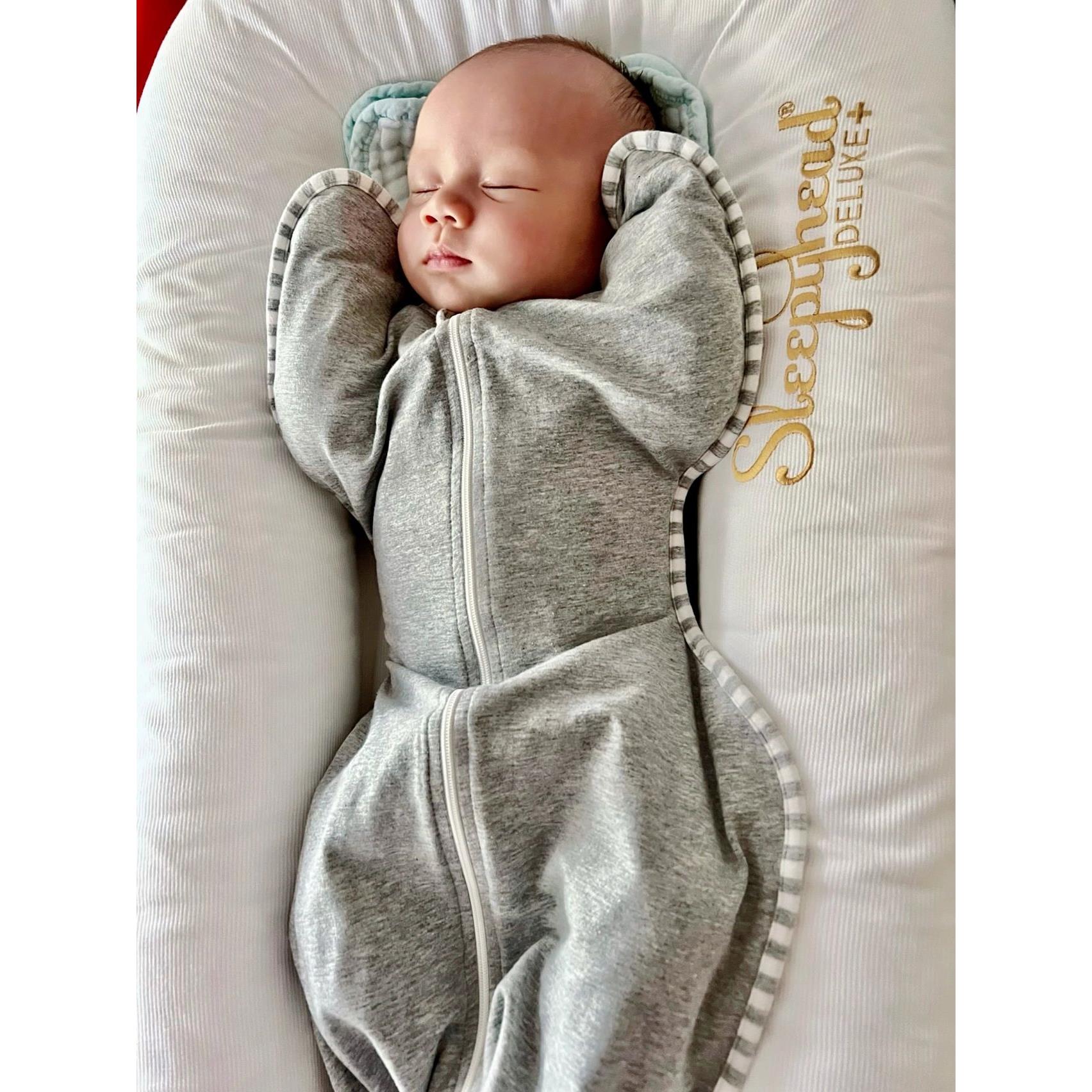 原单 Love 新生婴儿防惊跳睡袋春秋薄款投降式襁褓宝宝防踢被四季