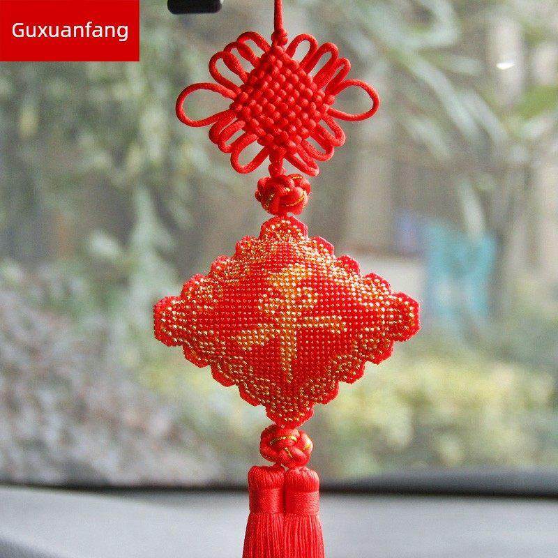 新款平安福满珠子纯手工十字绣成品汽车挂件全珠绣平安符车内挂饰,汽车用品/电子/清洗/改装,车挂,淘宝优惠券,粉丝福利购,淘宝优惠卷