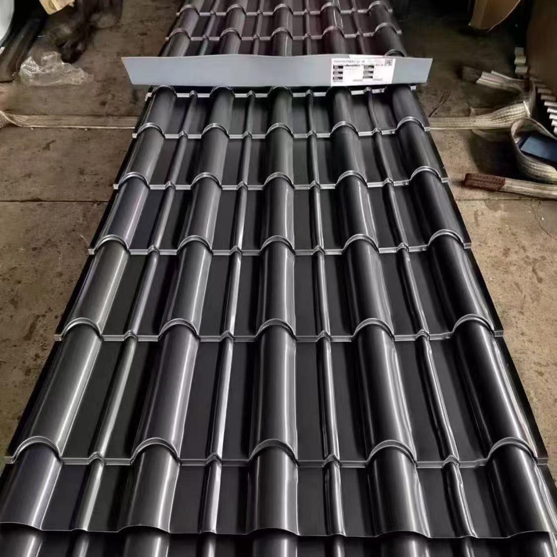 福建厂家定做直销铝金仿古瓦屋面瓦仿古铝瓦竹节仿古铝瓦