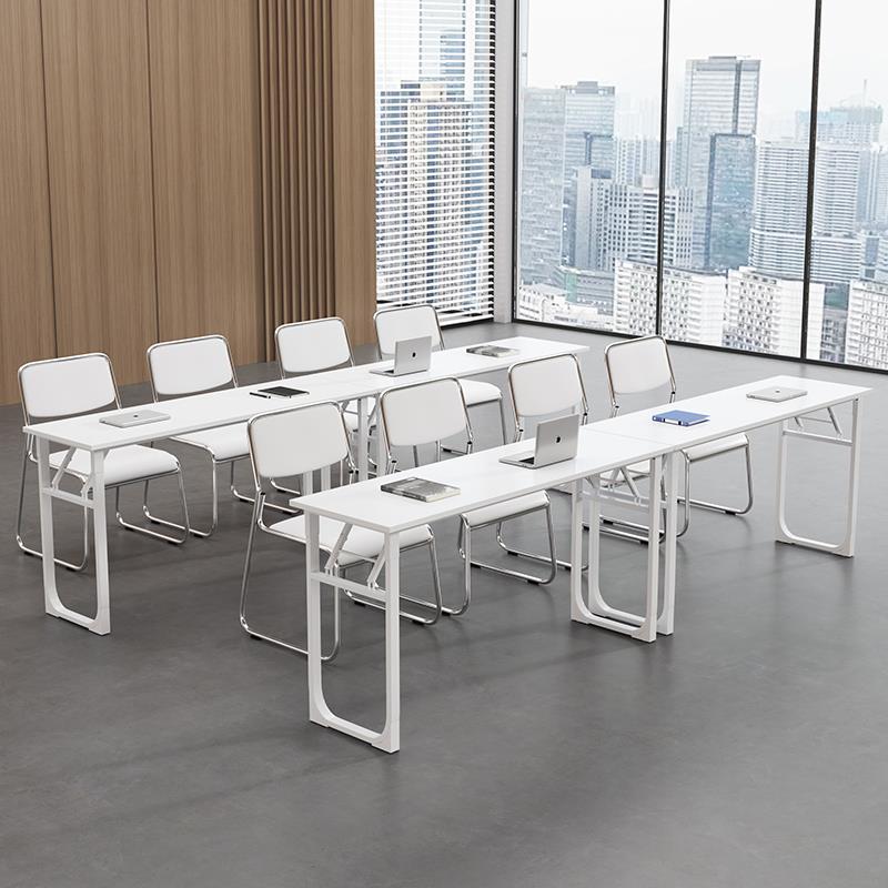 折叠桌培训桌椅组合会议桌长条桌辅导班学生双人课桌椅简易餐桌椅