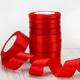 红丝带礼带缎带彩带红色许愿绸缎带平安吉祥红布条飘带户外路引