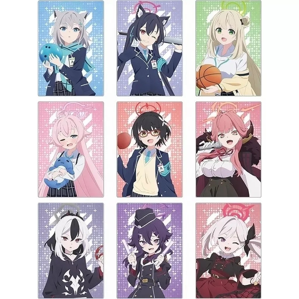 日谷全新盲袋 蔚蓝档案 ROUND1 activity 立牌 游戏周边谷子