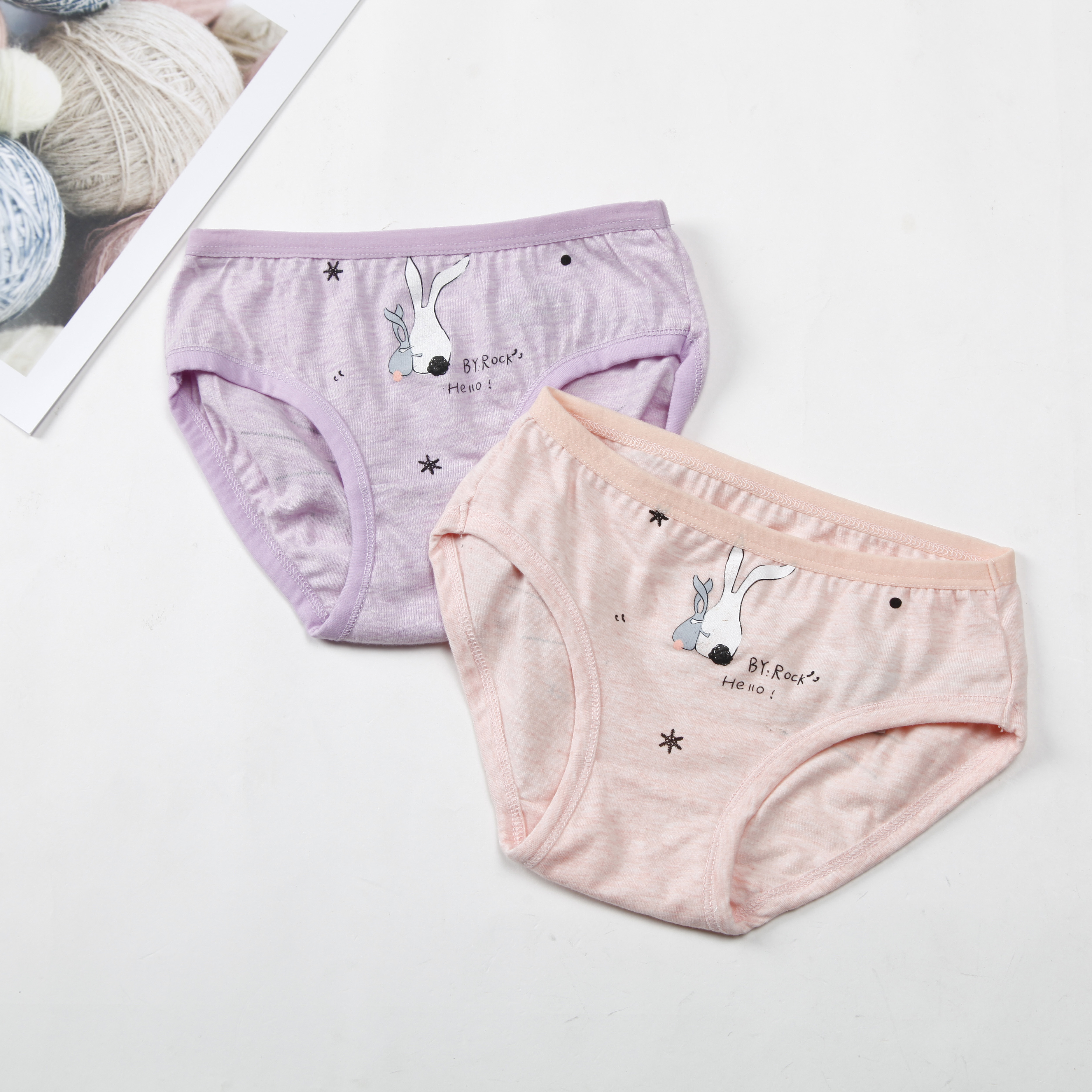 品牌质检精棉内裤安卡米女童三角