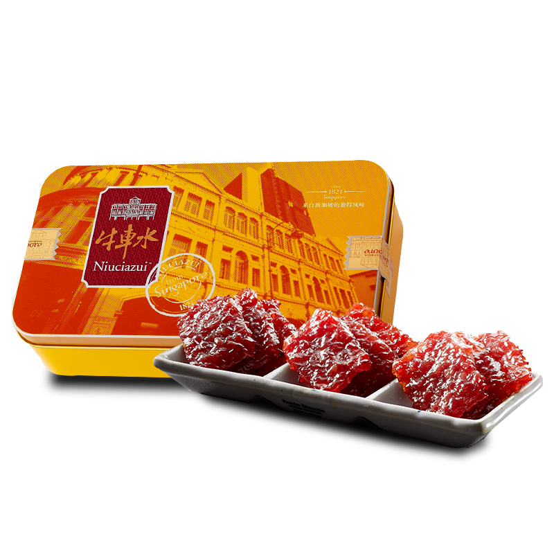 牛车水原味牛肉干新加坡风味