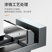 热销易之力重型精密十字平口钳台虎钳 钻床变铣床双向移动台钳工