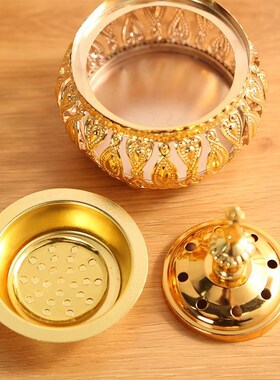 热销中东创意花边香炉 时尚中东金属工艺摆件熏香炉 居家简约檀香
