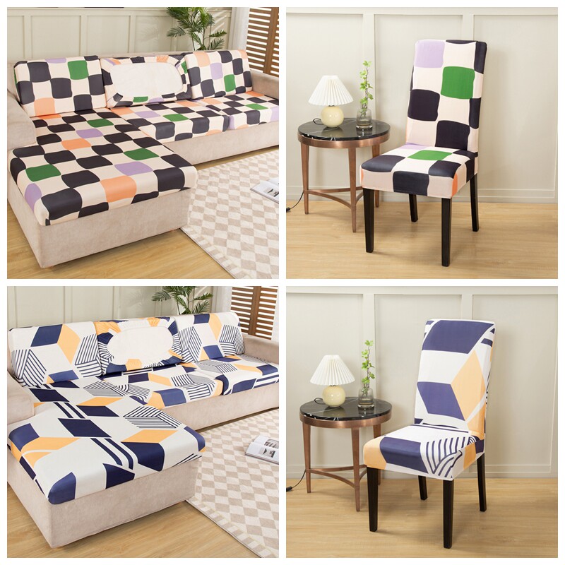 热销弹力松紧沙发套罩笠全包万能四季靠背盖布新年红色中式浴帽式