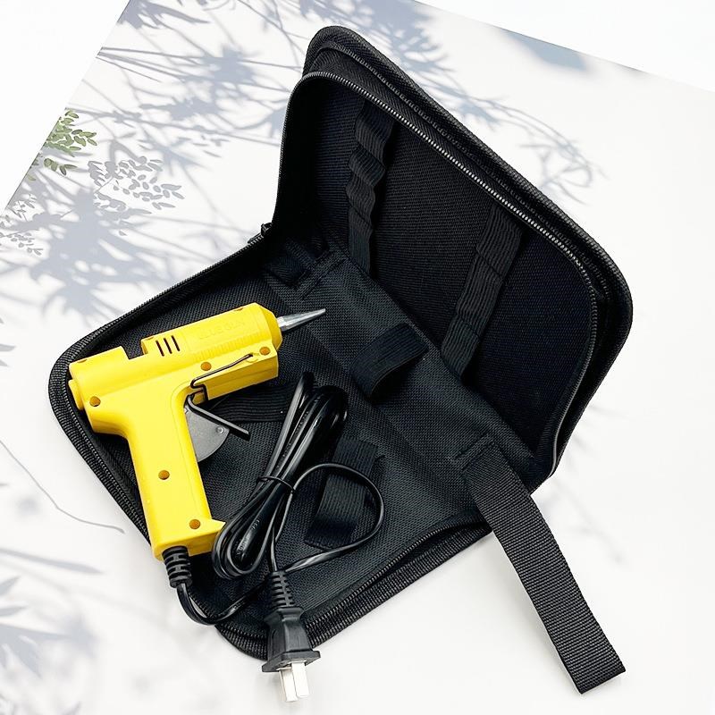热销工具包小号黑色牛津布工具包手提袋热熔胶枪胶棒套装定制