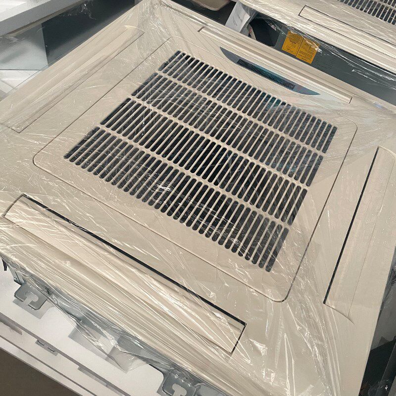 热销卡式风机盘管天花机冷暖两用四面出风中央空调吊顶吸顶式盘管