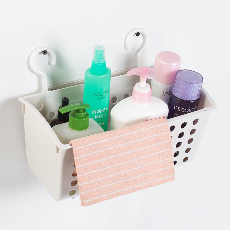 浴室置洗浴用品物架学生宿舍挂篮杂物收纳篮子可360度旋转吊篮