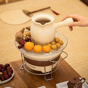烤炉 土陶烧烤小泥炉围炉煮茶炉子家用室内户外烤茶炭炉炭火炉日式