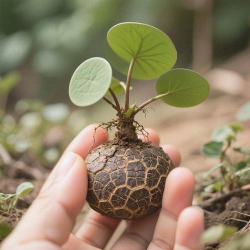 水培山乌龟爬藤植物办公室内桌面水养活观叶绿植金换种球盆栽