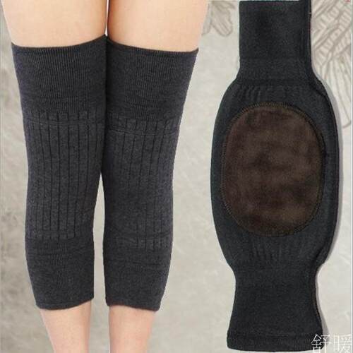 厂家羊毛护膝保暖女可用内穿保暖骑车运动秋冬加厚