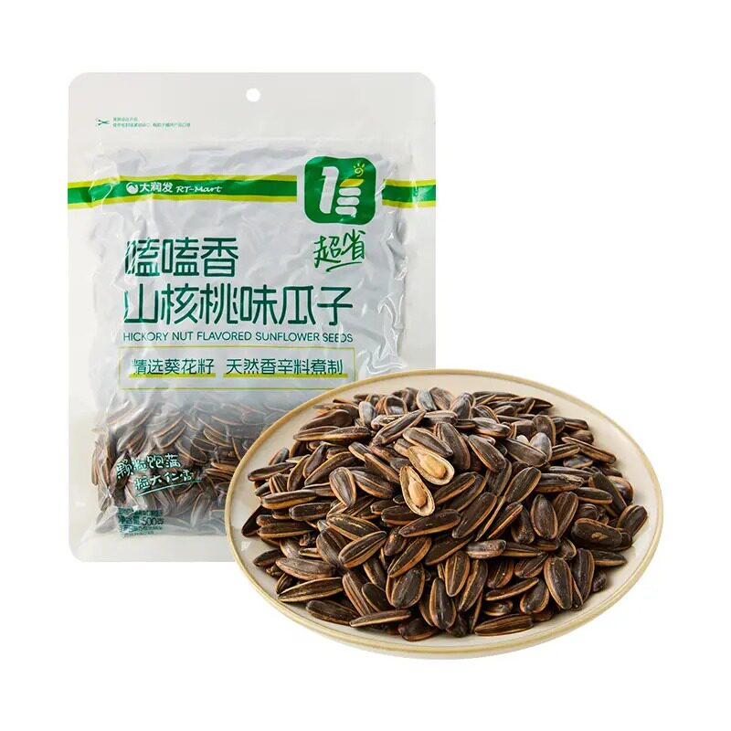 超省 嗑嗑香山核桃味瓜子500g 坚果炒货大颗粒葵花子