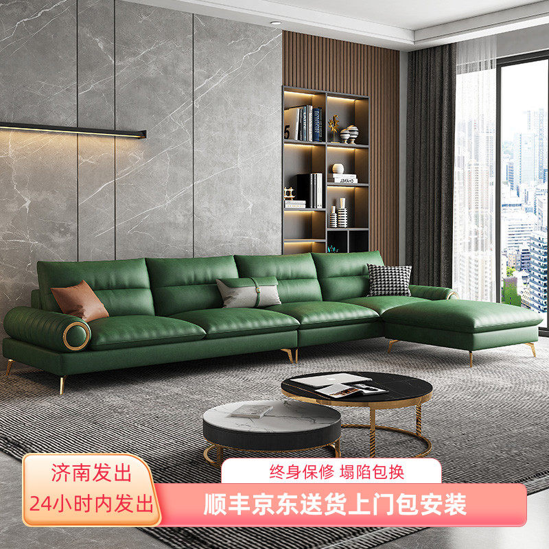 北欧意式极简科技布艺客厅沙发小户型简约现代轻奢时尚直排网红款