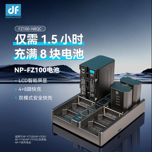 df迪影丰八充相机电池充电器