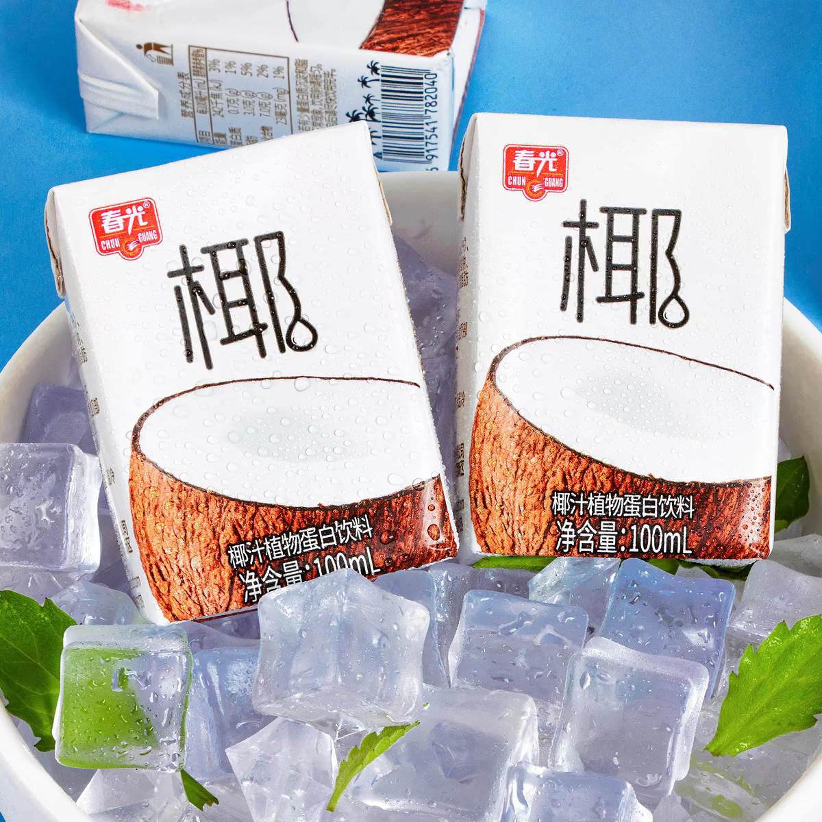 春光椰子汁100ml新鲜椰汁盒装