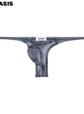 EXTASIS超薄sheer系列logo丁字裤男士内裤