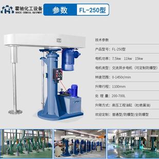 液压防爆混合分散机 变频分散机定制 化工胶水树脂高速搅拌分散机