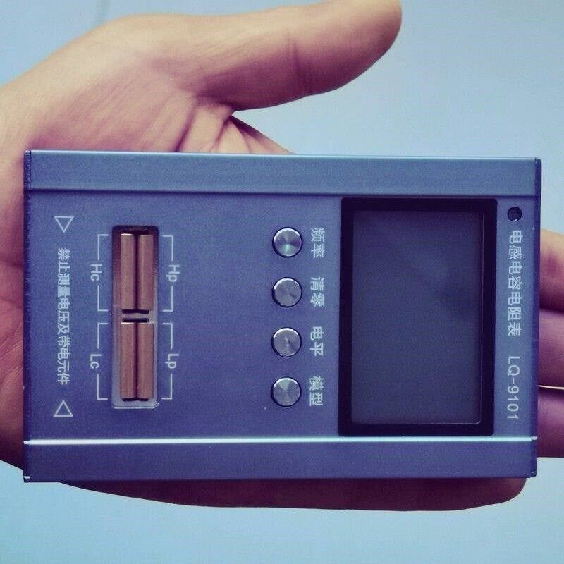 热销LCR数字电桥LQ-9101袖珍可携式手持电容表电感表超小型高精度