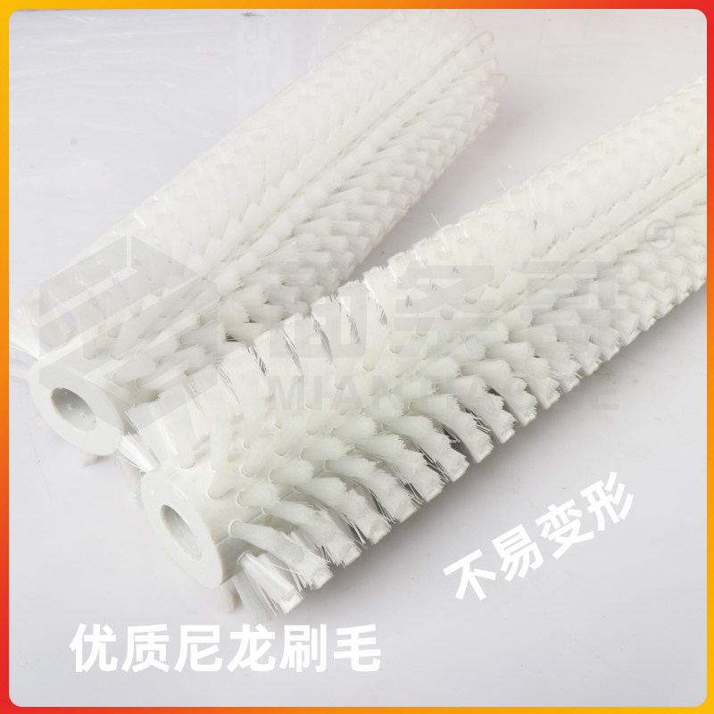 热销粉箱内圆刷滚动毛刷塑料尼龙圆滚刷电动粉箱扫皮机滚筒淀粉刷