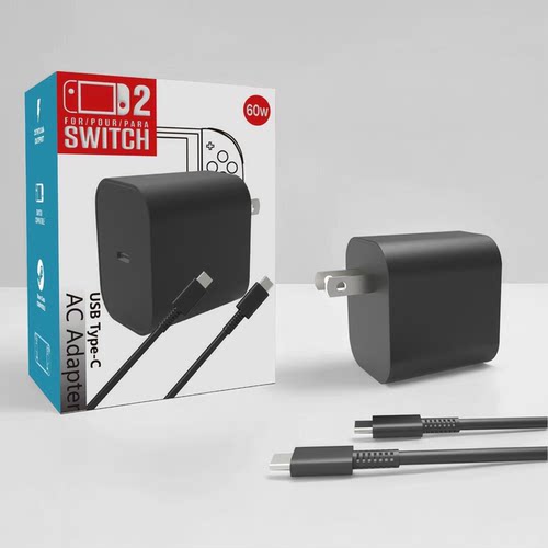 任天堂Switch1/2代通用60W充电器