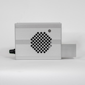 柴火炉鼓风机户外铝合金无极调速内置锂电池静音风机大风量长续航