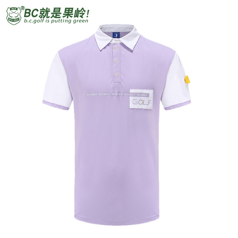 BCGOLF男款短袖T恤男式上衣POLO衫运动服装户外休闲高尔夫夏装