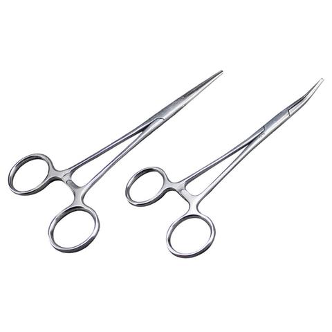 畜牧用品手术剪刀止血钳持针钳器组织剪刀不锈钢剪刀绷带剪直尖弯