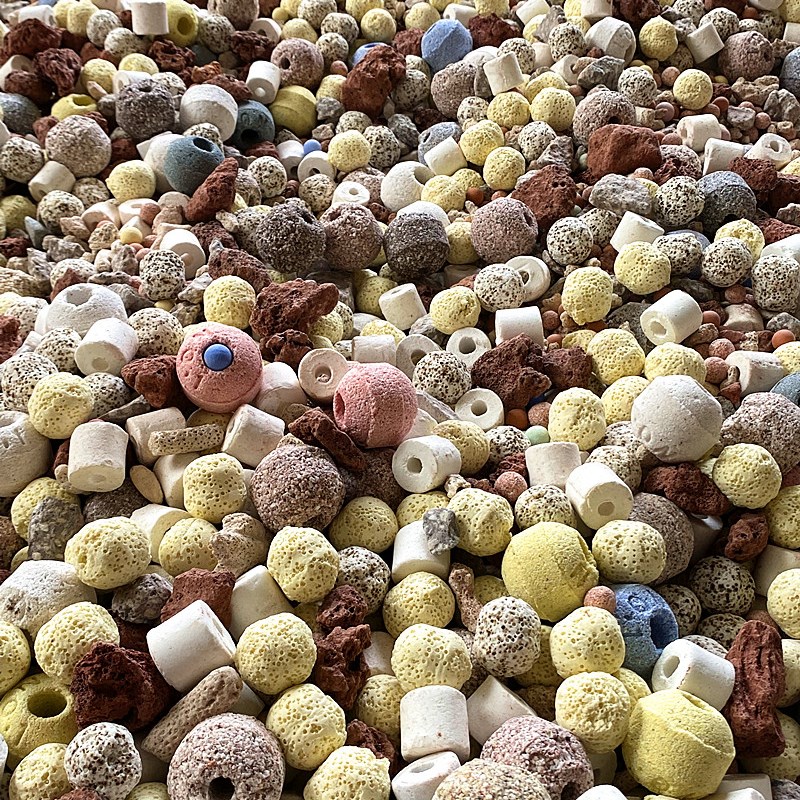 鱼缸滤材细菌屋水族养鱼硝化细菌乌龟缸过滤材料净水陶瓷环生化球