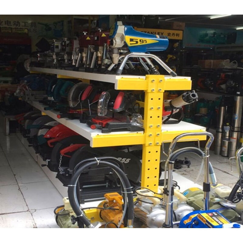 歆印五金工具架多功能重型展架悬臂货架电动工具展示架王字型中岛