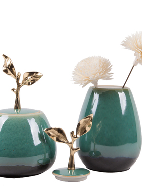 极速新中式陶瓷家居装饰品摆件客厅电视柜博古架桌面创意乔迁新居