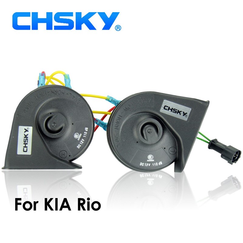 新品CHSKY Car Horn Snail type Horn For Kia Rio 2013 2014 12V