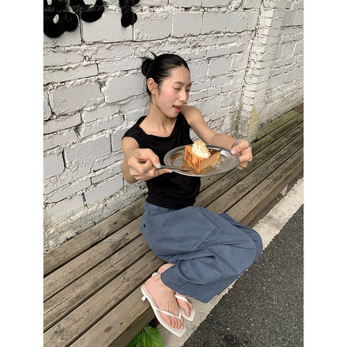of32 official2026夏季新款美式街头风系绳休闲长裤松紧腰休闲裤