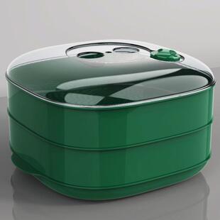 大号微波炉专用蒸笼加热蒸盒家用蒸盒多功能带盖加厚蒸屉