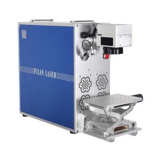 工厂定制小工件塑料按键金属铭牌首饰工艺品雕刻一体式激光打标机