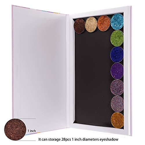 Allwon Magnetic Palette Unicorn Empty Makeup Palette with 30