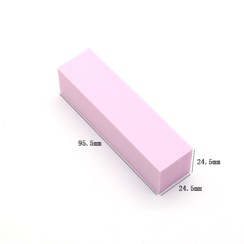 Nails Buffer Grind Buffing Block pink Nail File For