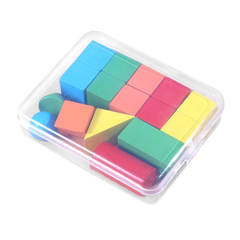 立体几何体模型小学生16粒数学教具正方体圆柱圆锥形状长方体积木