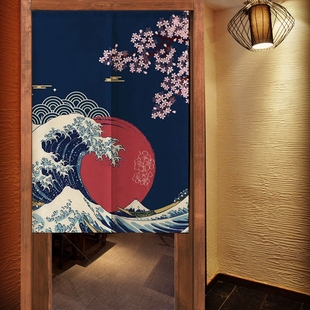 Japanese Door Curtain Dust Proof  Half Curtains Hanging Shor