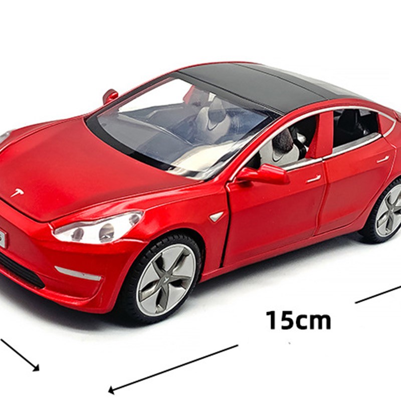 1:32 New Tesla MODEL3 MODEL S MODEL X Alloy Car Model Sound