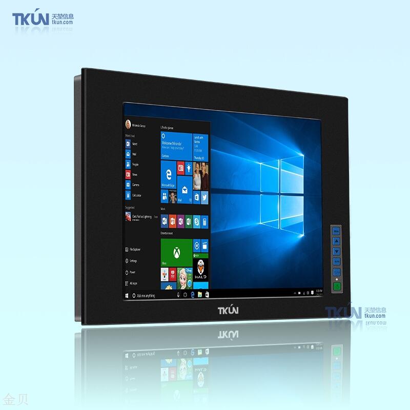 15寸工业电阻触摸显示器 高亮度宽温宽电压显示屏 工控机显示器