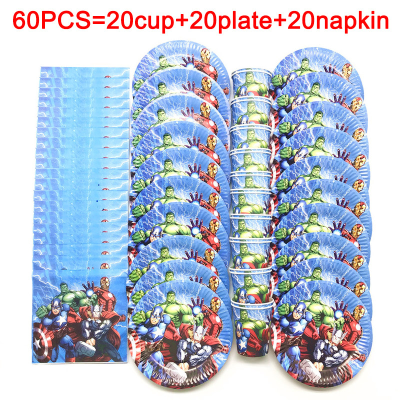 e Tableware Supplies Baby Boys Birthday Party Decoration Set