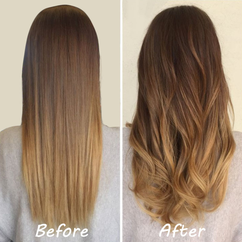 Ball Head Curling Hair Stick Curvable Buckle No Heat Hair Cu