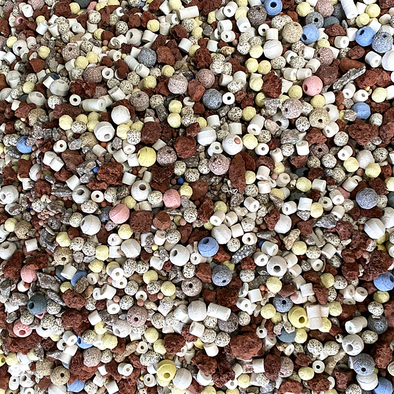 鱼缸滤材细菌屋水族养鱼硝化细菌乌龟缸过滤材料净水陶瓷环生化球