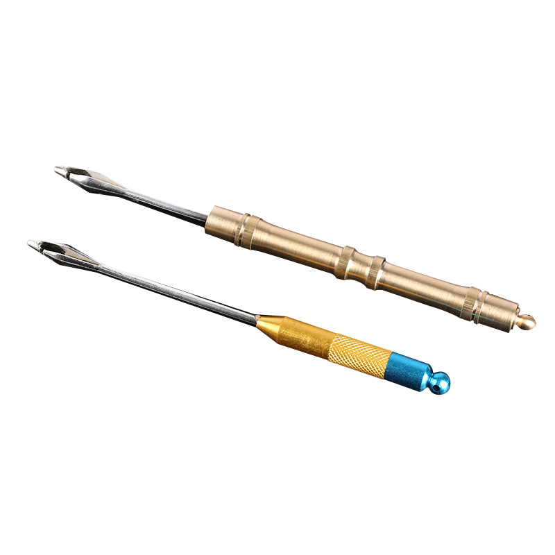 摘钩器多功能钓鱼台钓脱钩器不锈钢取钩器铝合金取鱼器子线打结器