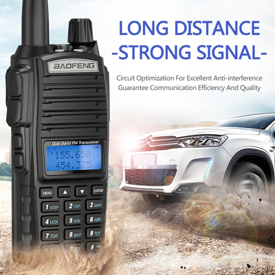 2pcs BaoFeng UV-82 Plus 8W Walkie Talkie Dual PTT Station Co