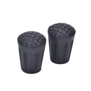 NEW 2Pcs Hiking Stick Tip End Rubber Caps Walking Cane