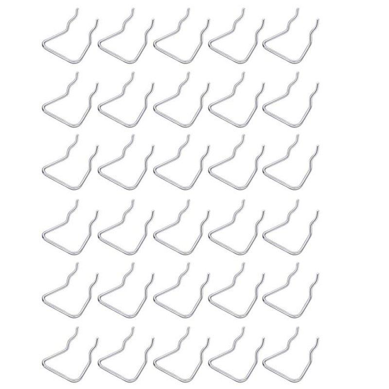 30Pcs Pegboard Plier Holders, Stainless Steel Double Loop Pe